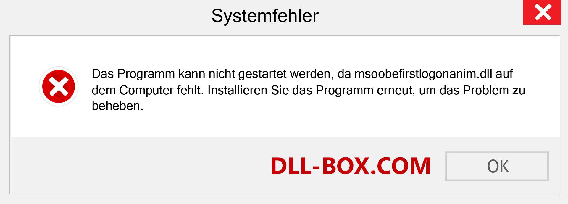 msoobefirstlogonanim.dll-Datei fehlt?. Download für Windows 7, 8, 10 - Fix msoobefirstlogonanim dll Missing Error unter Windows, Fotos, Bildern