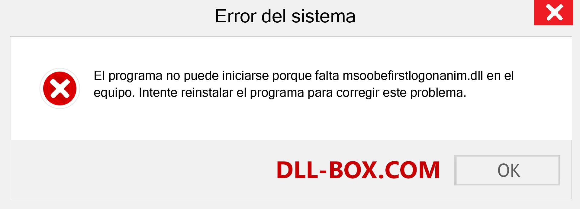 ¿Falta el archivo msoobefirstlogonanim.dll ?. Descargar para Windows 7, 8, 10 - Corregir msoobefirstlogonanim dll Missing Error en Windows, fotos, imágenes